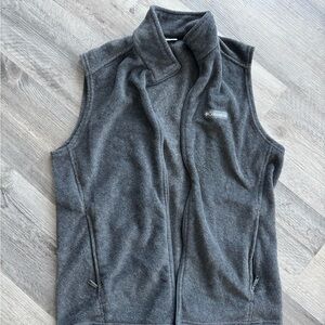 Columbia Dark Gray Fleece Vest